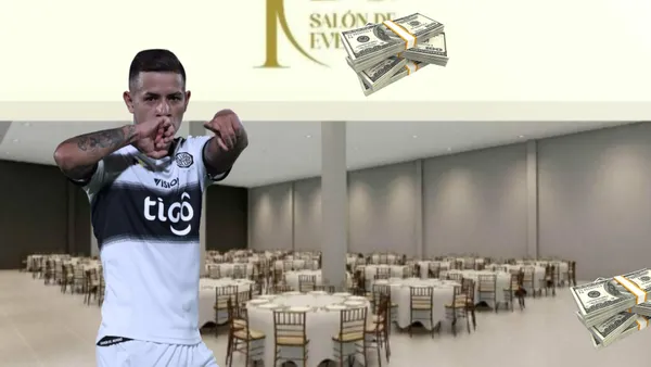 Derlis González con la camiseta de Olimpia