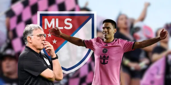 Diego Gómez celebrando un gol suyo con el Inter Miami en la MLS