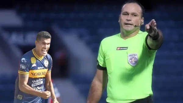 El delantero de Trinidense no se guardó nada ante el juez