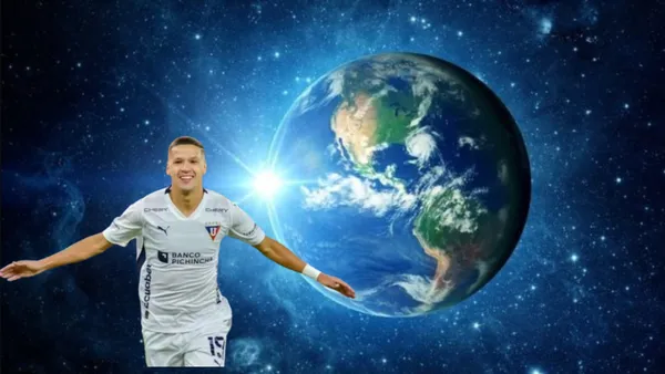 El delantero paraguayo tuvo una soberbia actuación con Liga de Quito