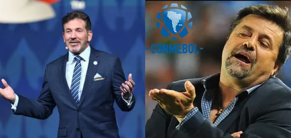 El presidente de la Conmebol recibió fuertes críticas del entrenador argentino.