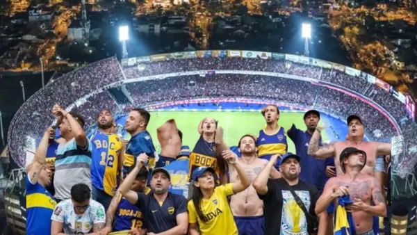 Hinchada de Boca Juniors y La Nueva Olla