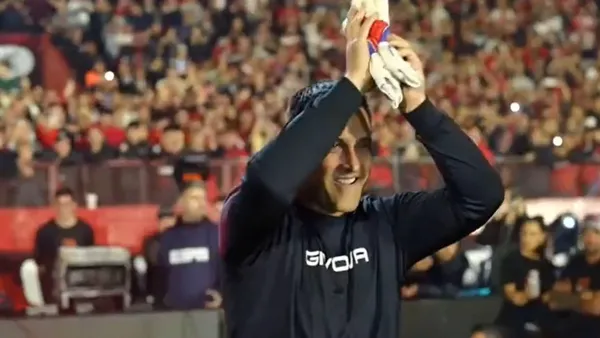 Justo Villar fue campeón y figura en el Newell's Old Boys de Rosario y fue invitado al evento.