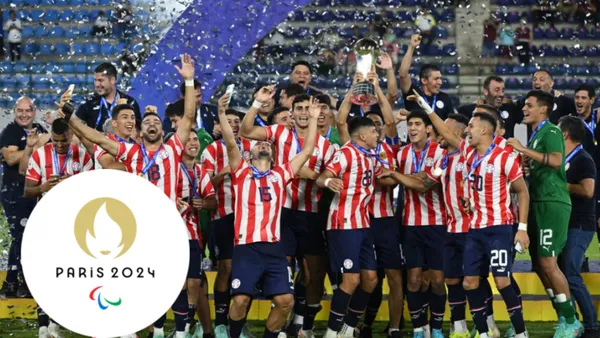 La celebración de Paraguay Sub 23