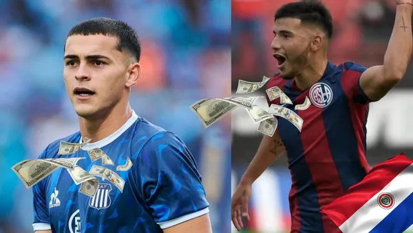 Ramón Sosa de Talleres de Córdoba e Iván Leguizamón de San Lorenzo