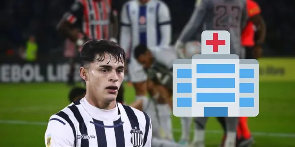 Ramón Sosa durante un partido de la liga argentina con Talleres de Córdoba