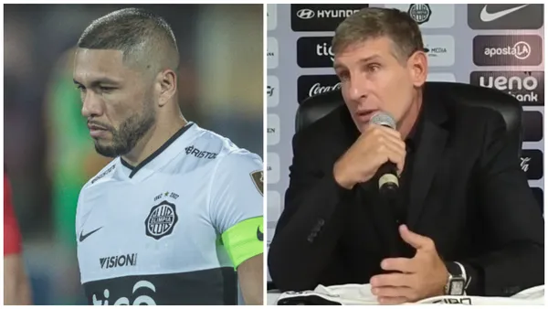 Richard Ortiz salió del campo de juego por decisión de Martín Palermo
