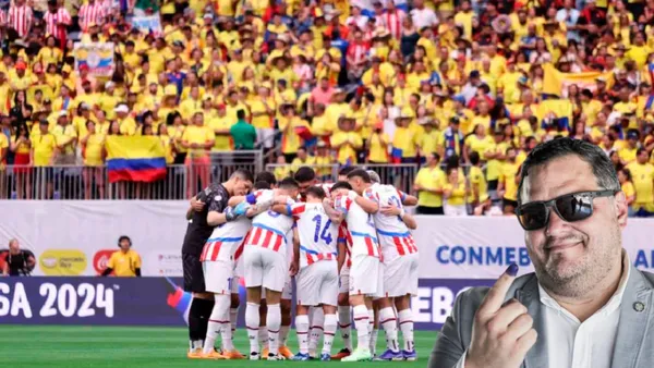 Rodrigo Nogués con la selección paraguaya