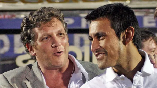 Tanto Justo Villar como Alejandro Domínguez estuvieron en la despedida de Maxi Rodríguez.