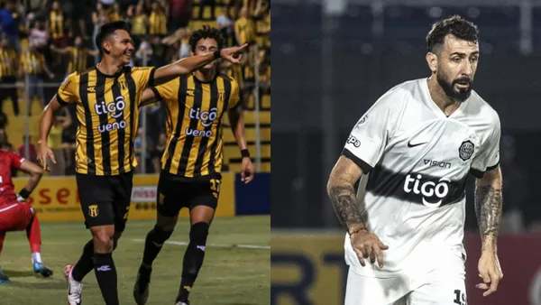Walter González en Guaraní y Lucas Pratto en Olimpia