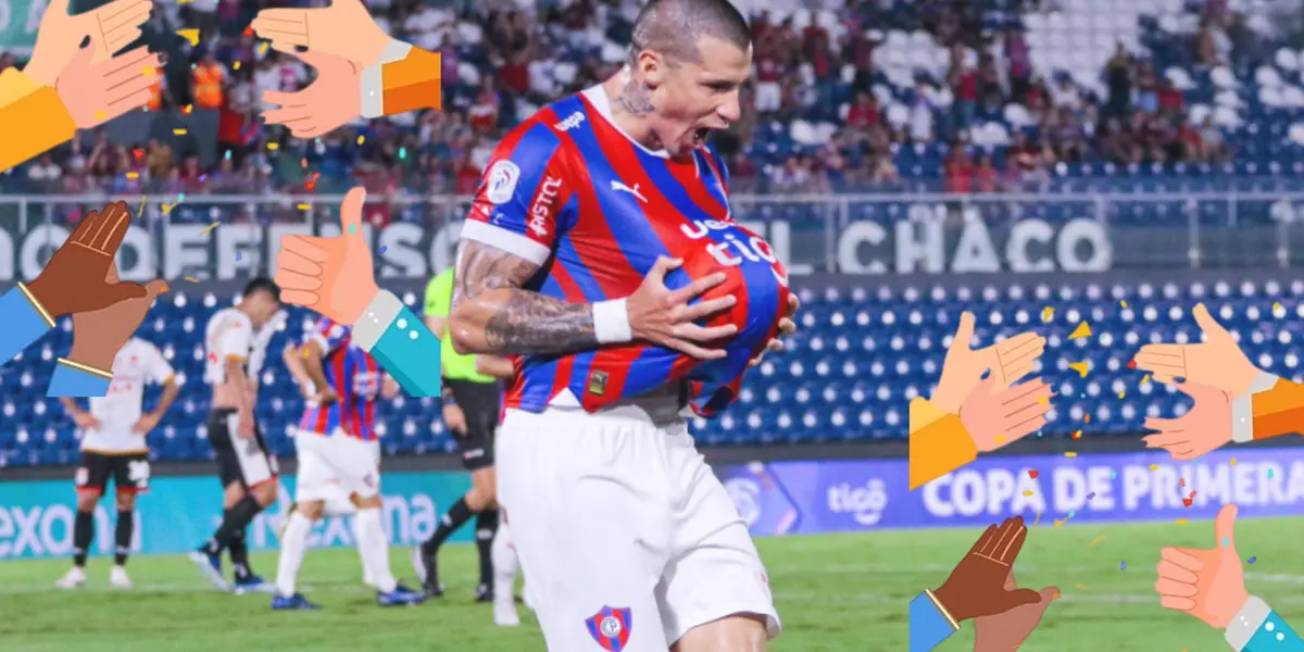 Alan Benítez tras su gol