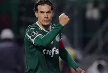 El paraguayo Gustavo Gómez fue clave para la remontada de Palmeiras ante Botafogo.