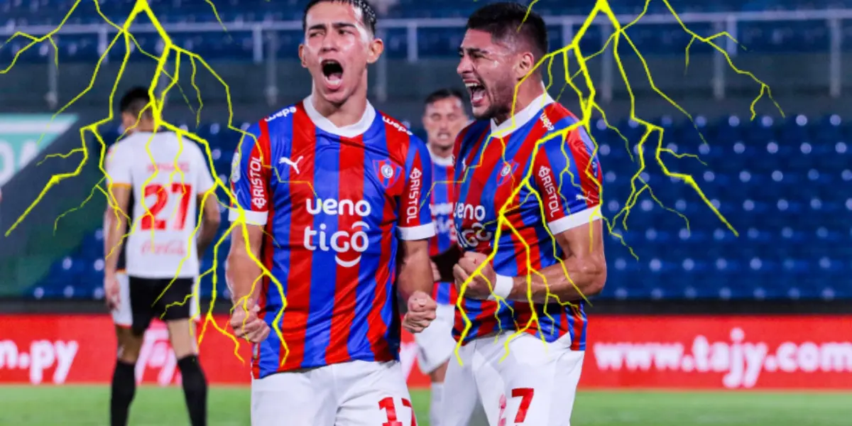 Gabriel Aguayo y Luis Riveros tras el gol del "Tigre"