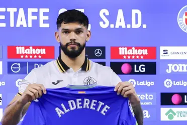 Omar Alderete recientemente firmó un contrato de cuatro años con el Getafe.