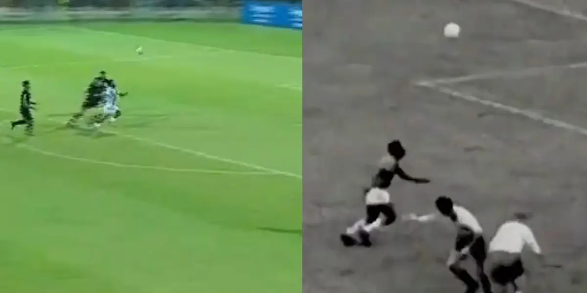 Olimpia recibió un gol de Ameliano como lo hizo Pelé en Suecia 58 (video)
