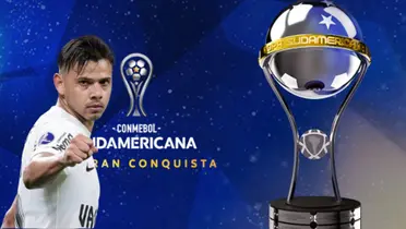 Ángel Romero celebrando un gol en la Copa Sudamericana