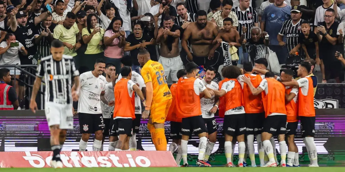 Ángel Romero marcó en el empate del Corinthians frente al Atlético Mineiro