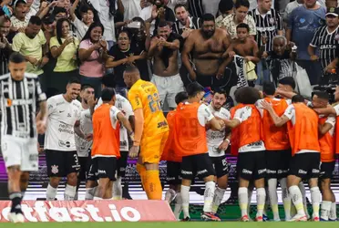 Ángel Romero marcó en el empate del Corinthians frente al Atlético Mineiro