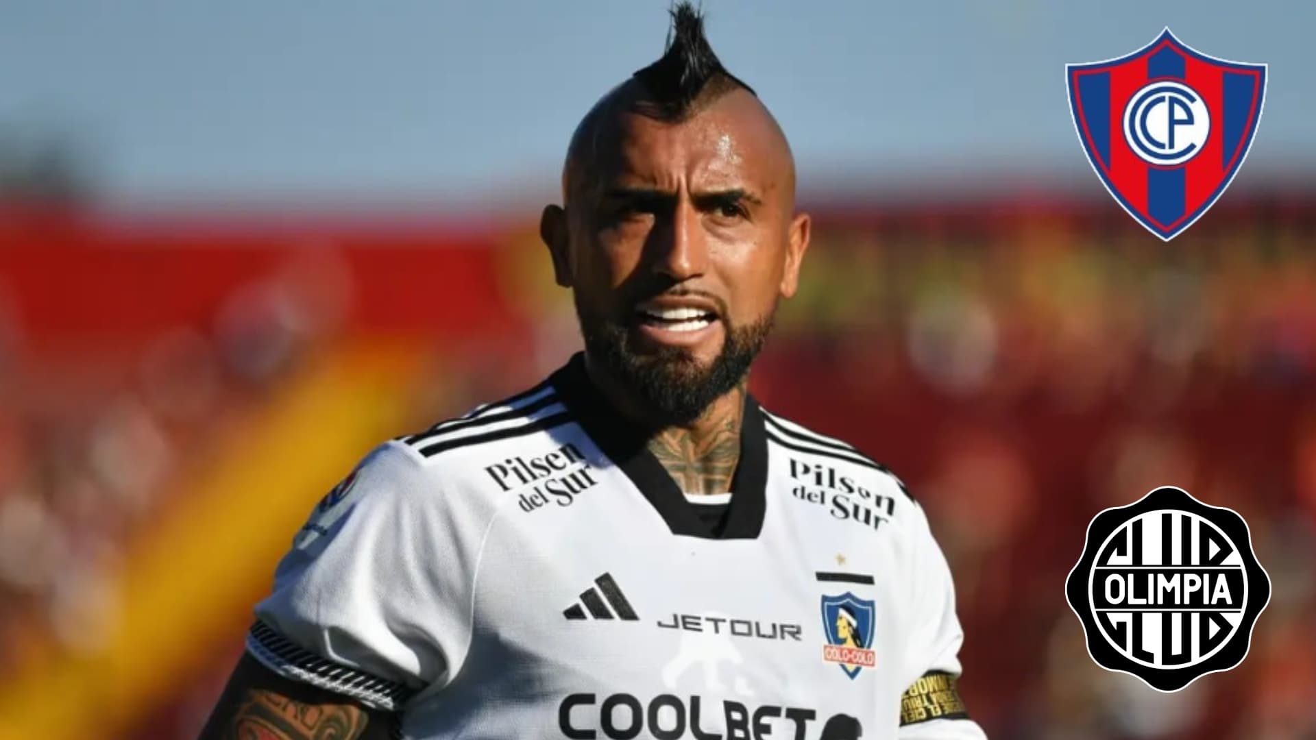 Arturo Vidal jugará contra Cerro Porteño