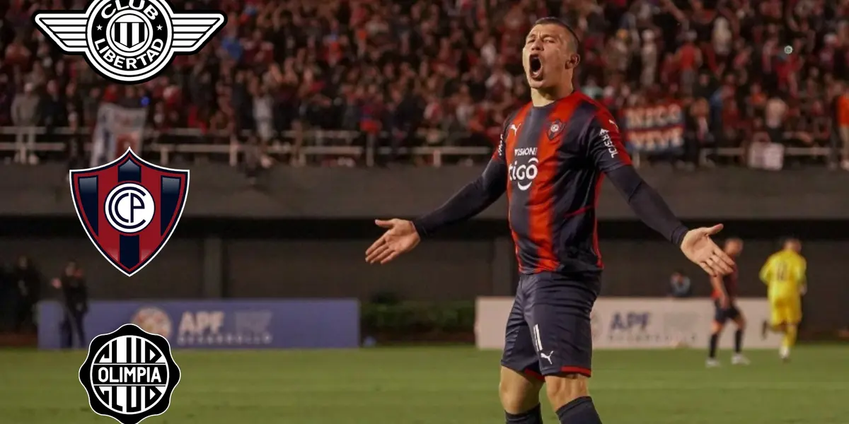 Brian Samudio en su momento de jugador de Cerro Porteño