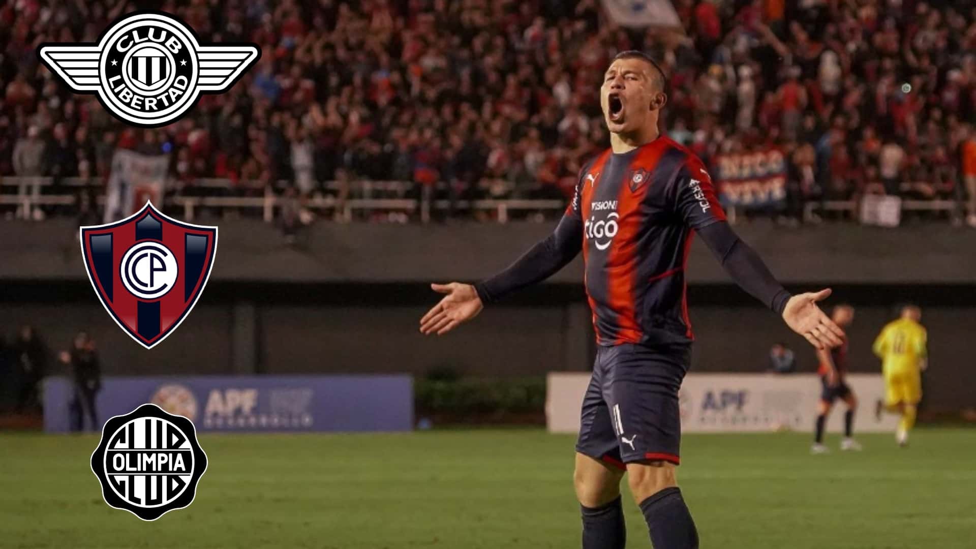 Brian Samudio en su momento de jugador de Cerro Porteño