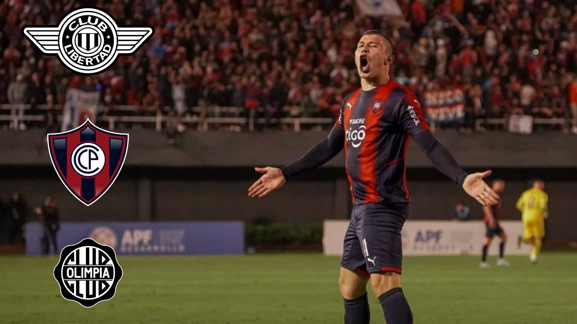 Brian Samudio en su momento de jugador de Cerro Porteño
