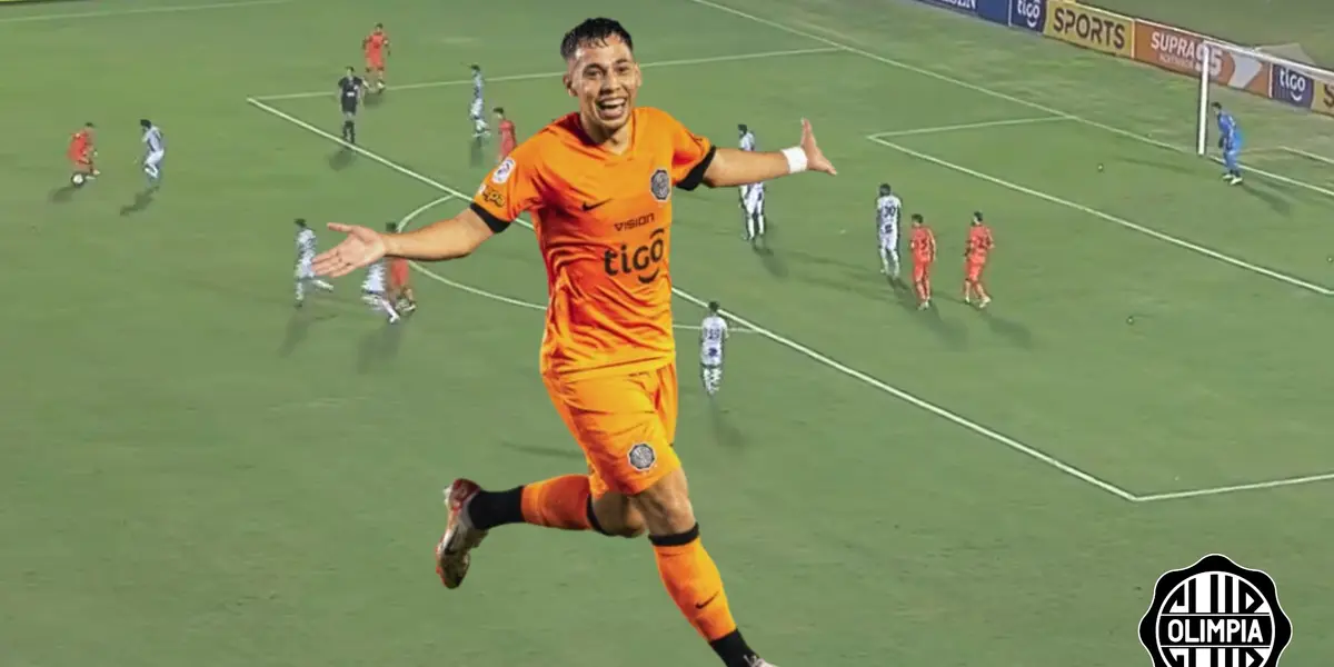 Carlos Arrúa marcó para Olimpia