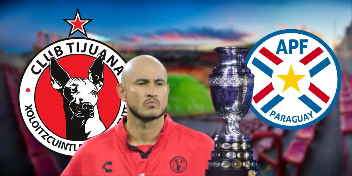 Carlos González durante un partido de la Liga MX con el equipo de Tijuana