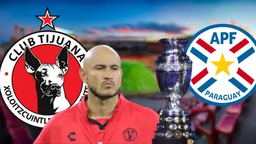 Carlos González durante un partido de la Liga MX con el equipo de Tijuana