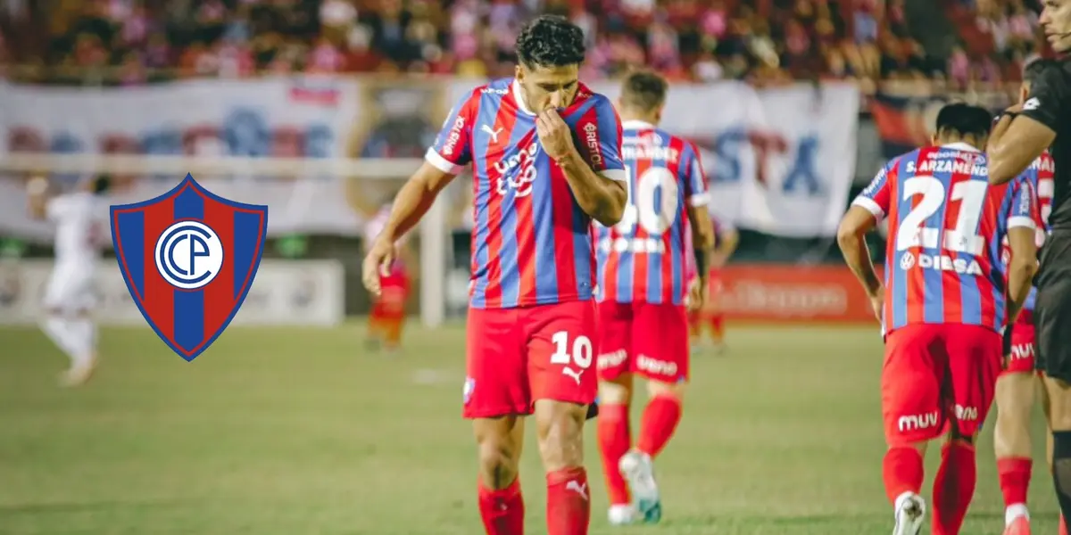 Cecilio Domínguez con la camiseta de Cerro Porteño