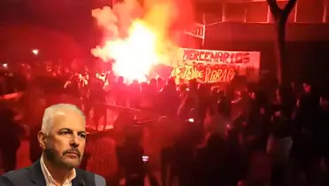 ¿Atacarán la casa de Zapag? Los hinchas de Cerro Porteño están furiosos contra el presidente
