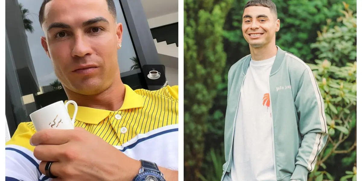 Cristiano Ronaldo, habitual en demostrar sus lujos y sus pertenencias, volvió a publicar su lujoso reloj mientras el paraguayo Miguel Almirón también luce productos de calidad.