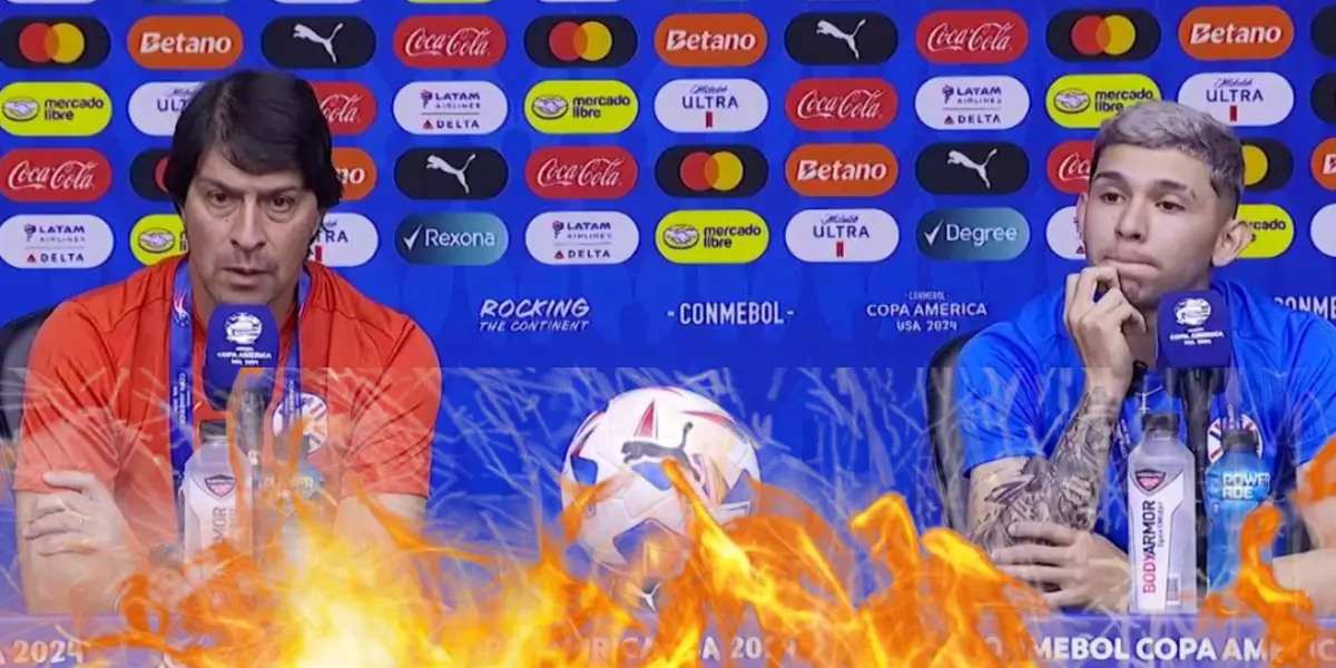 Daniel Garnero y Julio Enciso, en conferencia de prensa