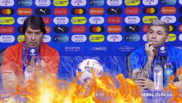 Daniel Garnero y Julio Enciso, en conferencia de prensa