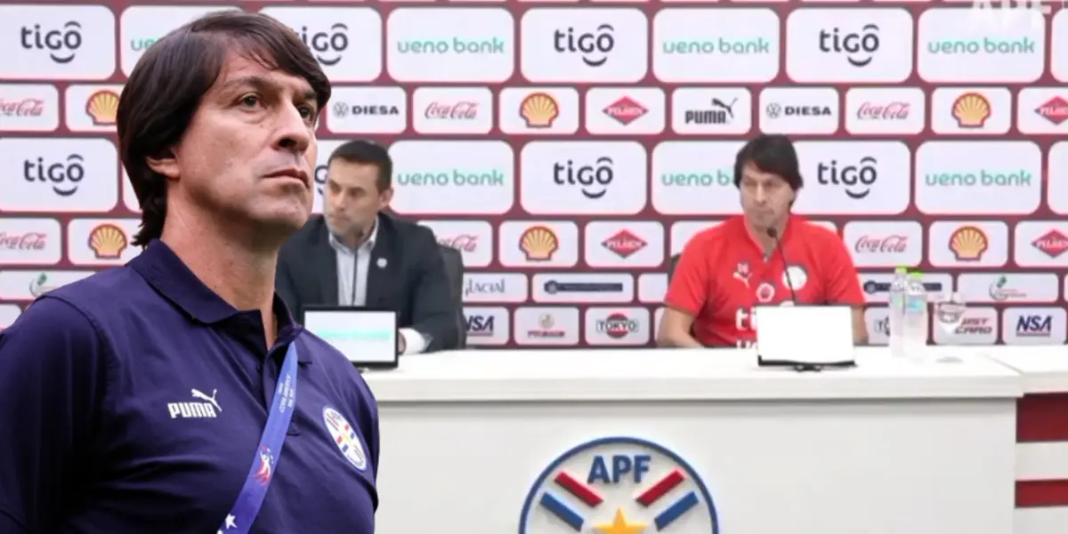 Daniel Garnero y Justo Villar en conferencia de prensa