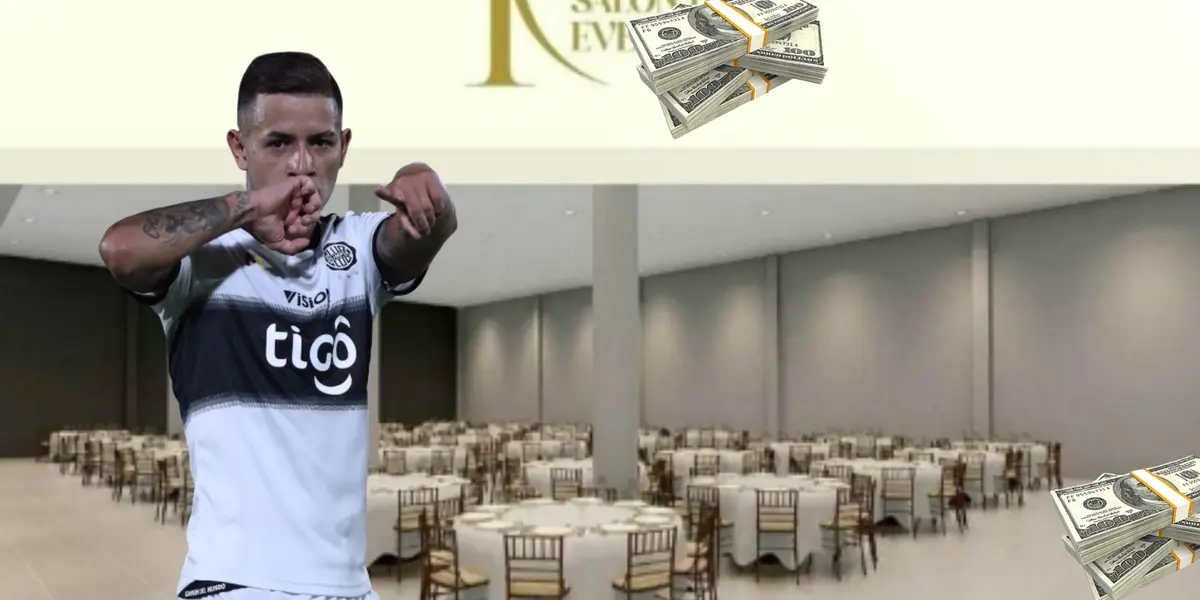 Derlis González con la camiseta de Olimpia