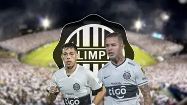 Derlis González y Carlos Arrúa con la camiseta de Olimpia en 2024