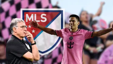 Diego Gómez celebrando un gol suyo con el Inter Miami en la MLS