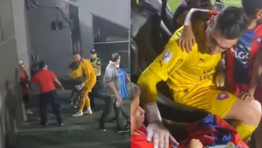 El arquero brasileño colaboró con los aficionados cerristas