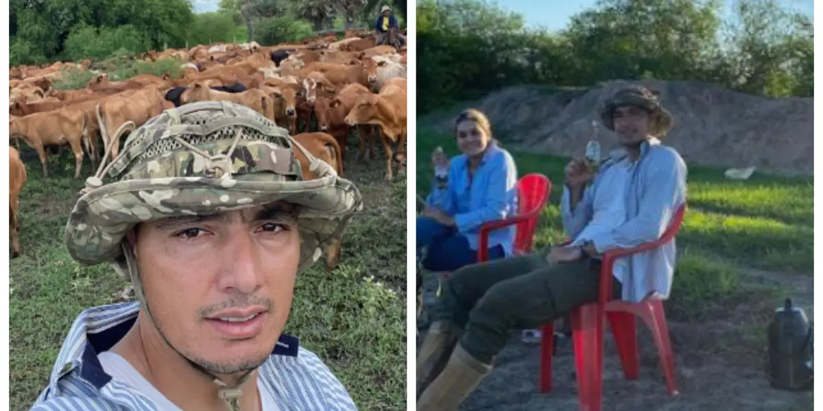 El atacante de Libertad no fue al exterior para pasar sus días libres.