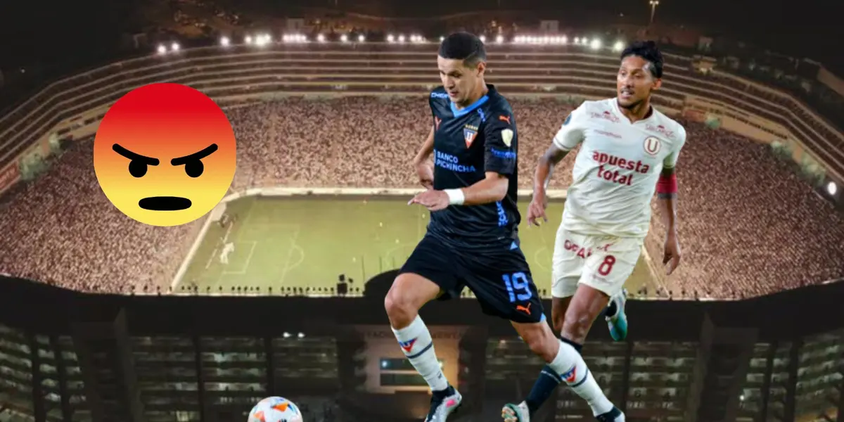El atacante de Liga de Quito fue cambiado y no le gustó la variante