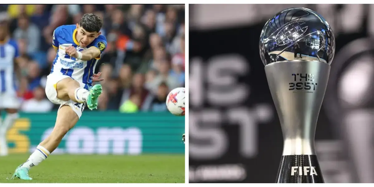 El atacante del Brighton está nominado para ganar uno de los premios de The Best.