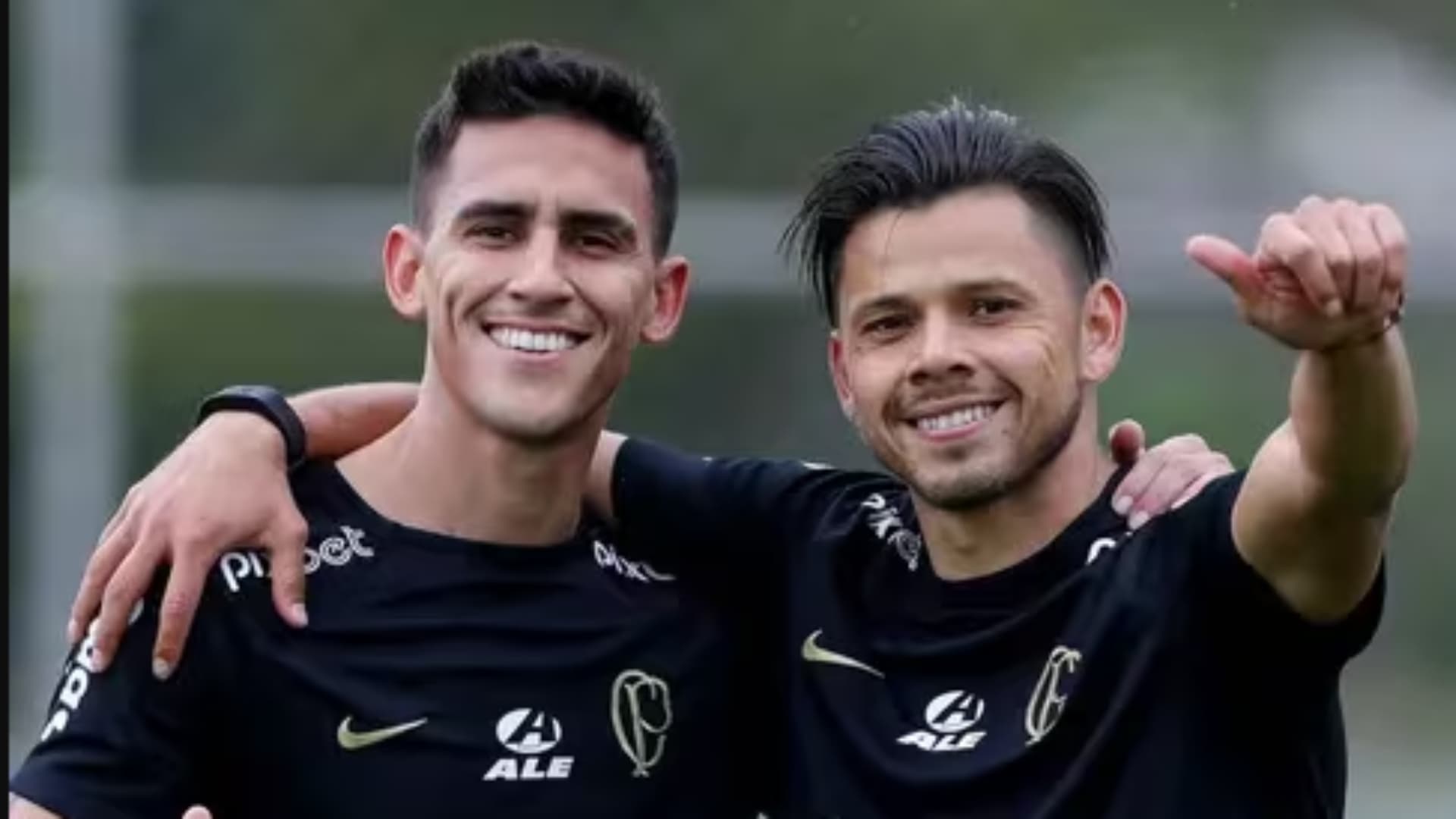 El atacante y el mediocampista compartieron un entrenamiento especial