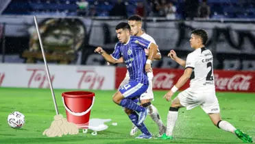 El campo de juego del Defensores no estuvo en buenas condiciones