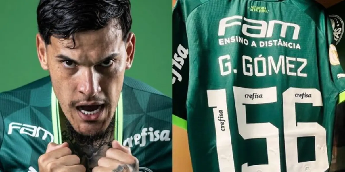 El capitán del Palmeiras y la Selección Nacional jugó con un número muy inusual.