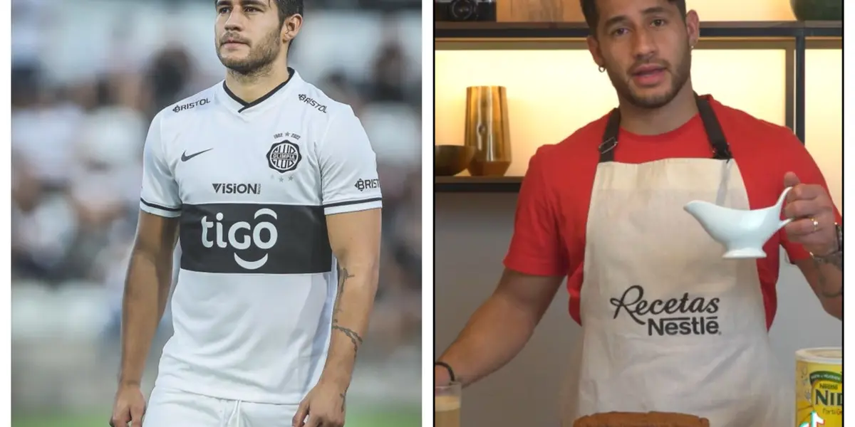 El capitán franjeado no sólo juega en el campo de juego, también sabe en la cocina.