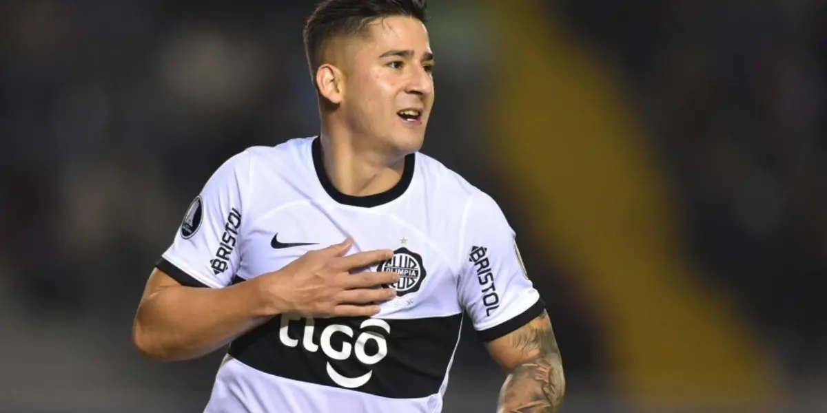 El delantero de Olimpia no tiene una buena afinidad con la afición franjeada.