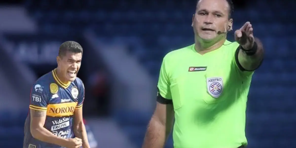 El delantero de Trinidense no se guardó nada ante el juez