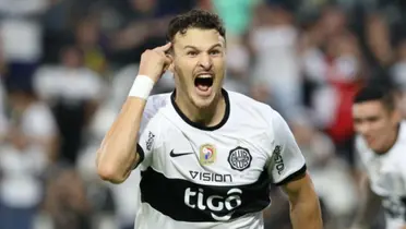 El delantero Facundo Bruera anotó el único gol de Olimpia