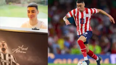 El delantero paraguayo mostró lo que recibió en las últimas horas